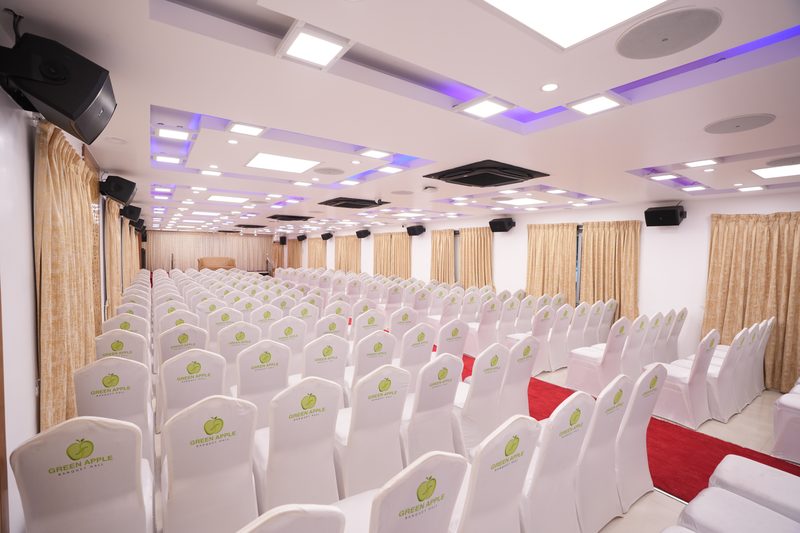 Chairs beside the aisle