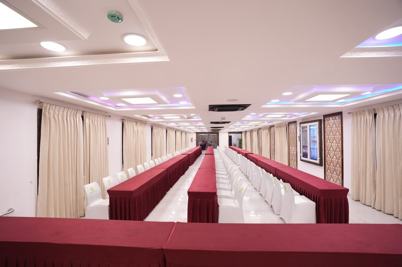 Dining hall from the head of the table