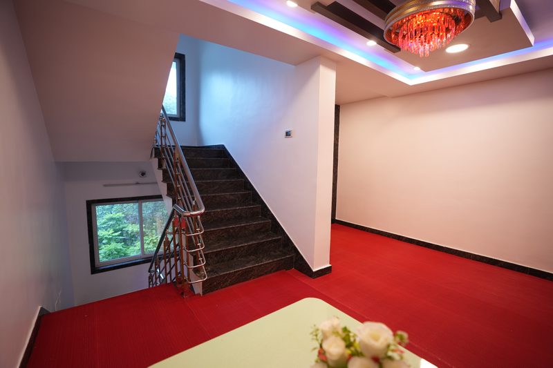 Staircase from the lounge